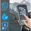 Bez Marki Vandeniui atsparus telefono laikiklis dviračiui, motociklui, vežimėliui, 360°
