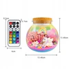 Bez Marki Vienaragis kūrybinis rinkinys Terrarium Night Light Kinetic Sand, pasidaryk pats