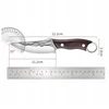 Bez Marki Vyriausiojo medžioklės peilio ašmenų nerūdijančio plieno turistinis skautų dangtelis