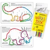 Bez Marki Wikki Stix vaško stygos PARTY DINO rinkinys
