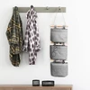 Bez Marki WISZĄCA KREPŠYS DO PRZECHOWYWANIA Z KIESZENIAMI 3 WARSTWY BAWEŁNIANA TKANINA