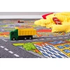 Bez Marki Wykładzina Dywan dziecięcy pilka CARS ULICA MIASTO 150x200 cm MIĘKKI