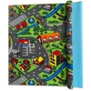 Bez Marki Wykładzina Dywan dziecięcy pilka CARS ULICA MIASTO 150x200 cm MIĘKKI
