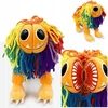 Bez Marki Yarnaby pliušinis žaislas, spalvingas liūtas iš Poppy Playtime 4, su magnetu, 25 cm
