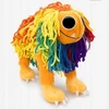 Bez Marki Yarnaby pliušinis žaislas, spalvingas liūtas iš Poppy Playtime 4, su magnetu, 25 cm