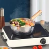 Bez Marki Yukihira keptuvės rankena, nuimama nuo nuplikimo, atspari rūdijimui, 19 cm ruda