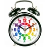 Bez Marki Žadintuvas retro vaikams do nauki godzin Nauczyciel czasu metalowy 14 cm G10