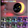 Bez Marki Žadintuvas vaikams, podświetlana cyfrowa lampa LED, budzik
