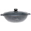Bez Marki Žemas MARMULINIS PUODAS 32cm WOK Indukcija 5,5l 7070
