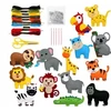 Bez Marki Zoo Felt gyvūnų siuvimo rinkiniai CREATIVE FELT UNICORNS SET