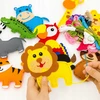 Bez Marki Zoo Felt gyvūnų siuvimo rinkiniai CREATIVE FELT SET su dėžute