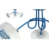 Bez Marki Žydra balta lampa żyrandol nowoczesna modna dzieci młodzież loft metal
