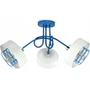 Bez Marki Žydra balta lampa żyrandol nowoczesna modna dzieci młodzież loft metal