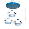 Bez Marki ŻYRANDOL LAMPA SUFITOWA MUNDIAL SPIRO mėlyna do pokoju dziecka led loft