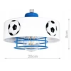 Bez Marki ŻYRANDOL LAMPA SUFITOWA MUNDIAL SPIRO mėlyna do pokoju dziecka led loft