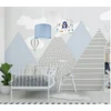 Bez Marki Żyrandol lampa sufitowa plafon ABAŻUR żyrandole balta mėlyna lampy loft
