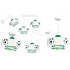Bez Marki ŻYRANDOL LAMPA SUFITOWA WISZĄCA MUNDIAL PIŁKI LED
