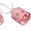 Bez Marki ŻYRANDOL LAMPA SUFITOWA WISZĄCA EDISON STARLET Baltai ROŽINĖ można LED