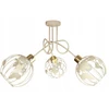Bez Marki Żyrandol lampa sufitowa wisząca EDISON GLOBUS 3 beż loft lampy sufitowe led
