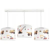 Bez Marki Żyrandol lampa sufitowa wisząca dla dziecka abażur KOPARKI 3 led nowoczesna
