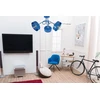 Bez Marki Żyrandol lampa wisząca sufitowa młodzieżowa mėlyna edison loft led