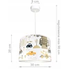 Bez Marki Żyrandol lampa wisząca sufitowa ABAŻUR lampy sufitowe do pokoju dziecięcego