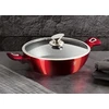 BH-1264N - Žemas granitinis puodas 32 cm 4,9 l Berlinger Haus Burgundy Line