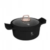 BH-1457 - Granito vazonas 24 cm Berlinger Haus Juodas Rose kolekcija