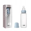 BIBS BABY BOTTLE buteliukas - 1x plastikinis buteliukas nuo pilvo dieglių, silikonas, 270ml