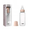 Bibs Baby Bottle Silikoninis plastikinis buteliukas, 270 ml, skaistalai