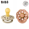 BIBS BOHEME 2 pakelių VANILLA & PEACH S Guminis čiulptukas