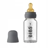 BIBS buteliukas naujagimiui nuo dieglių, be BPA 110 ml geležies, patogus, stiklas