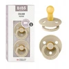 Bibs Colour smūkelis, 2 vnt., kaučiukas, 6 m+, vanilės spalva