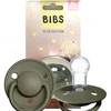 Bibs De Lux Silikoninis čiulptukas, chaki spalvos, 0-36 m