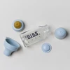 BIBS kūdikio buteliukas 110 ml MAUVE HEVEA guminis spenelių stiklas