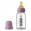 BIBS kūdikio buteliukas 110 ml MAUVE HEVEA guminis spenelių stiklas