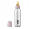 BIBS kūdikių buteliukas nuo pilvo dieglių, be BPA, 225 ml alyvinis, patogus, stiklas