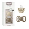 Bibs Supreme kūdikių čiulptukas ortodontinis silikonas 6 m + vanilė/ąžuolas