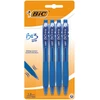 Bic Bu3 Grip mėlynas rašiklis, 4 vnt.