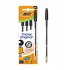 Bic Cristal Original rašiklis, juodas, 4 vnt.