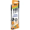Bic Cristal Original rašiklis, juodas, 4 vnt.