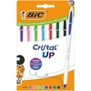 Bic Cristal Up rašikliai, 8 spalvų rinkinys
