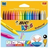 BIC KIDS PLASTIDECOR KREDKI ŚWIECOWE 18 KOLORÓW