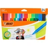 Bic markas žymekliai, 24 spalvos, plonas galiukas, vaikams