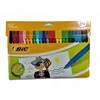 Bic markas žymekliai, 24 spalvos, plonas galiukas, vaikams