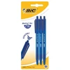 BIC Tušinukas SOFT CLICGRIP FINE 0.8 mm, mėlynas, pakuotėje 3 vnt 256460