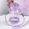 Bidonas vandeniui Kite 700ml su dirželiu, violetinis