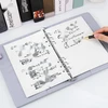 BINDER A5 PURPLE 6 HOLES SĄRAŠŲJŲ KNYGELIO ORGANIZATORIUS PLANUOTOJAS