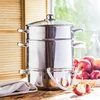 Biowin Nerūdijančio plieno garinė sulčiaspaudė SSW BIO FRUITS 8 l