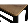 Bird Meble 2x medinių kėdžių rinkinys svetainei, valgomajam, virtuvei, Juodas/Oak Craft